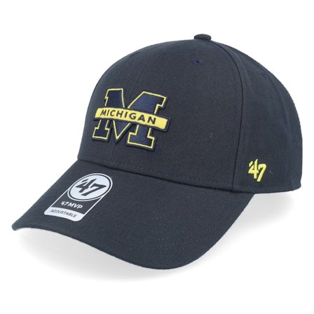 47 Brand - Azul adjustable Gorra - Michigan Wolverines 47 Mvp Cap Navy Adjustable @ Hatstore