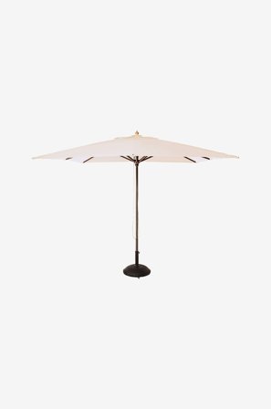 Cinas - Parasol Alezio 3x3 m olefin - Hvid - Parasoller - Fra Homeroom