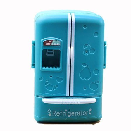 Dukkehus Kjøleskap Miniatyr dobbeltdørs kjøleskap 3 3