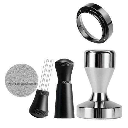 54mm Espresso Kaffetilbehør Kit Espresso Tamper Sett Kompatibelt med 8-serien: 54mm Kaffetamper Kit med Tilbehør