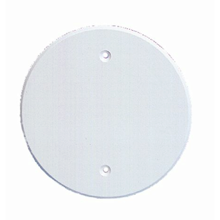 GELIA Vegglokk PVC hvit med skruefeste 92mm