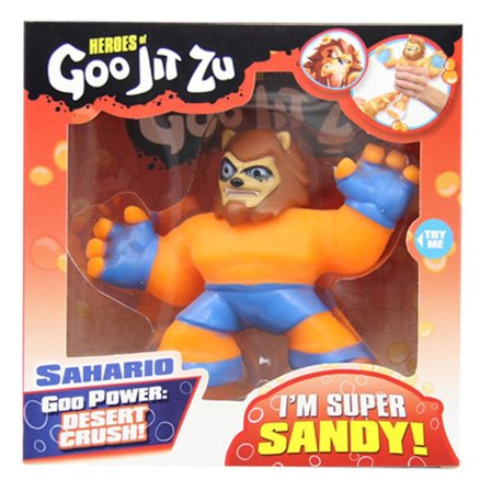 Heroes Sahario Goo Jit Zu Super Sandy Super Stretchy Figurleke (FMYED)