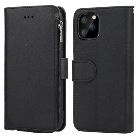 Elegant pung etui - iPhone 11 Pro Max Svart