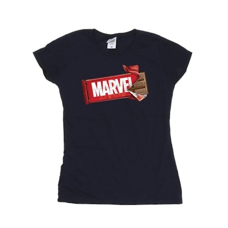 Marvel Universe Dam/Kvinnor Marvel Choklad Bomull T-shirt X