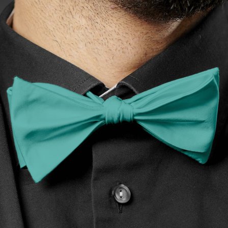 Pajarita para atar básica turquesa para hombres - Pajaritas para atar