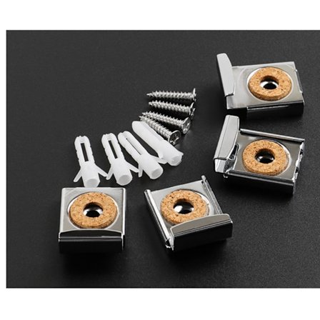 Ramfri ram för spegel utan ram, väggfäste, med 4 uppsättningar stift och