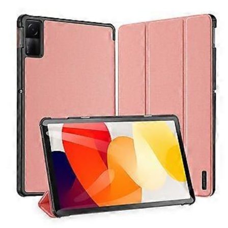 Domo Series PU-fodral för surfplatta för Xiaomi Redmi Pad SE (Rosa)
