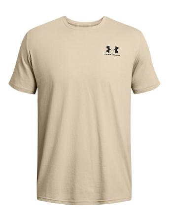 Ua M Sportstyle Lc Ss T-shirts Short-sleeved Creme Under Armour*Betinget Tilbud