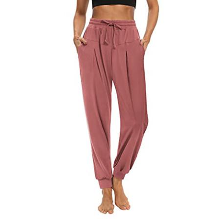 Dragsko För Damer Palazzo Pant Solid Color Loungewear