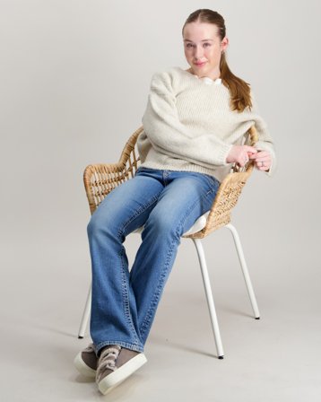 Kids ONLY KOGDINEA L/S REVERSIBLE PULLOV. KNT Beige Tröjor Tjej - Kids Brand Store