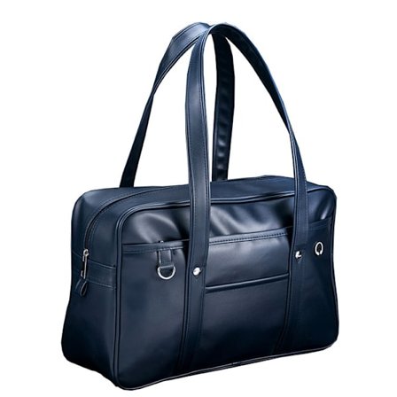 Japansk avslappet PU-skinn Duffelbag for Gym Håndveske Vanntett Laptopveske Japansk avslappet PU Skulderveske deepblue