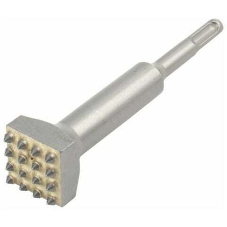 Hammerboremaskine - Mejsel Elektrisk Hammer Mejselbit til Overfladeruhed Percussionshammer Mejselværktøj til Væg Beton Keramiske Fliser, Sølv