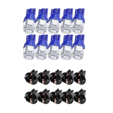 T10 194 168 LED-lampa PC194 PC195 PC160 PC168 Instrumentpanel Mätare Kluster Instrumentbräda Ljus B