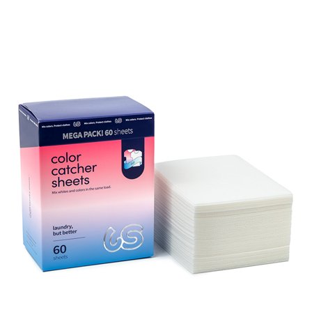 Laundry Sheets Fargefangende Vaskeark 60-pakning