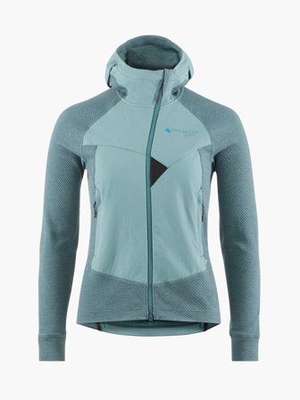 Klättermusen Hugin Zip Hoodie Damen - Frost Green-Jade Green - Women's - XS