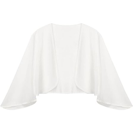Kvinnors Sjal Bröllop Fest Chiffon Cape Ceremoni Cocktail Cardigan Sjal Stole