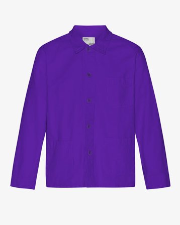 Organic Workwear Jacket - Ultra Violet - Male - S - Sustainable material - Ethical production