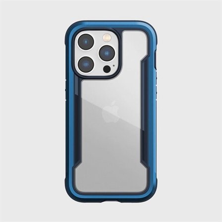 Raptic X-Doria Shield-etui iPhone 14 Pro pansrede deksel blå