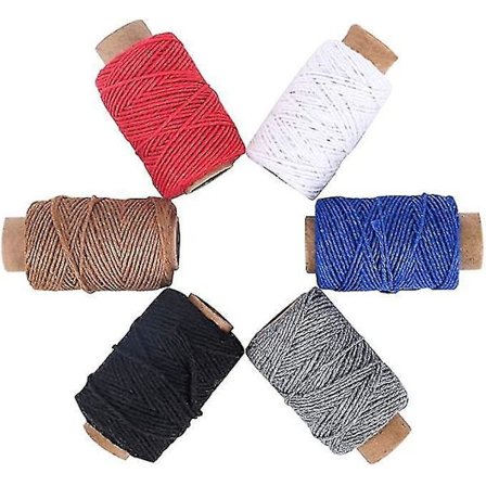 6 Rullaa Joulupakettinauhaa, Makrameenauhaa