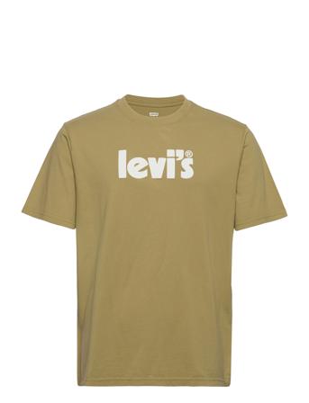 Ss Relaxed Fit Tee Core Poster T-shirts Short-sleeved Grön LEVI ́S Men