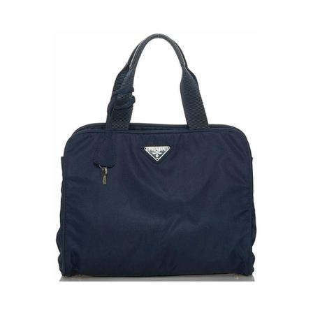 Prada Vintage Pre-owned HandTass , Blauw , Dames , Maat: ONE Size Vintage Tassen