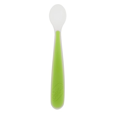 Chicco Cucchiaio Morbido Silicone Verde 6m+