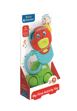 Clementoni My First Activity Key Babyleksaker Unisex Flerfärgad ONESIZE
