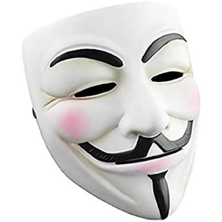 Guy Fawkes Hartsmask V för Vendetta Anonym Fest Cosplay Kostym Halloween