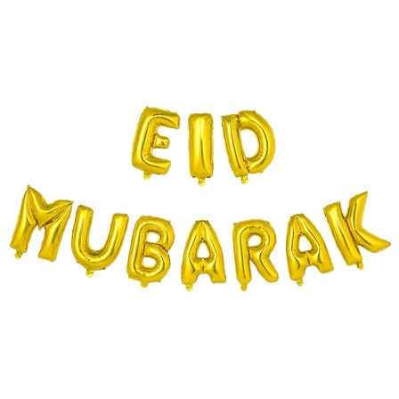 Eid Mubarak Ballonggirlang Kit Guld