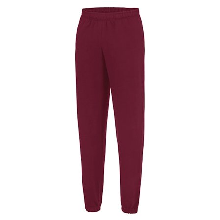 Awdis College Cuffed Sweatpants / Joggingbyxor XS Burgundy