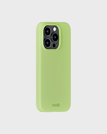 HOLDIT Silicone Case iPhone 15 Pro Matcha, Tøj & Bolig, Elektronik, Telefon & Mobiltilbehør