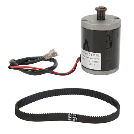 Børstet 24V 120W 6A 2550RPM DC Motor Aluminiumlegering Lav Støj Højt Drejningsmoment Høj Hastighed Elcykel Motorcykel Motor