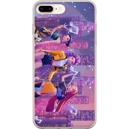 Yhteensopiva Puhelinkuori Apple Apple iPhone 7 Plus Tulevaisuutta ennakoiva K-Pop Demon Hunters tyttöryhmän kuvitus neonkaupungin popkulttuuriesteti