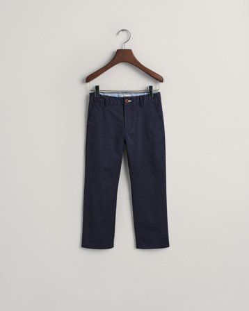 GANT Kinder Regular Fit Chinohose (92) Marineblau
