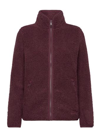 High Curl Jacket W Burgundy Jack Wolfskin