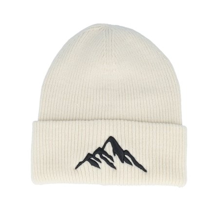 Wild Spirit - White - cuff - Beanie - Mountain 3d Vanilla Soft Deep Cuff - Hatstore
