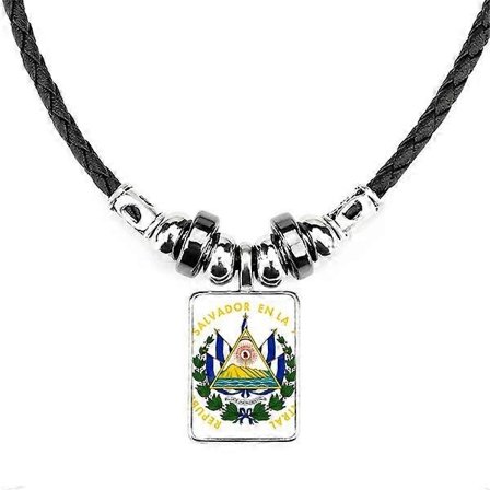 San Salvador El Salvador Nationella Emblem Halsband