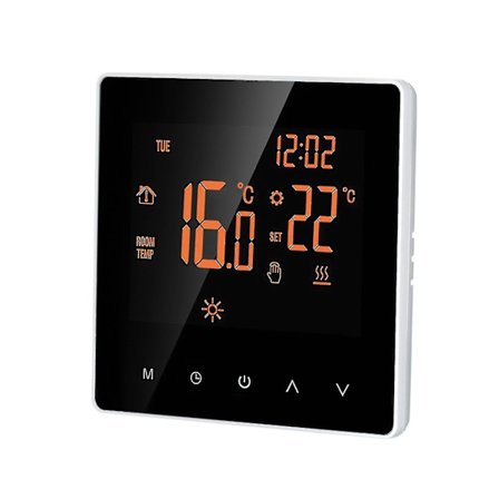 Smart Termostat Digital Temperaturregulator Tuya App Kontroll LCD Display Berøringsskjerm Ukentlig Programmerbar Elektrisk Gulvvarme Termostat For (