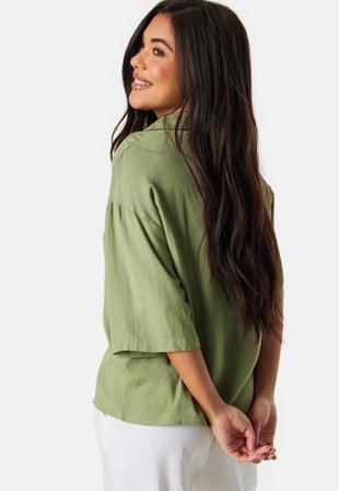 VILA Vipricil S/S shirt Green Klær
