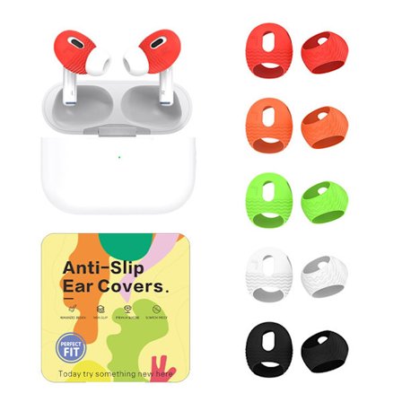 Silikon Öronproppar för Kompatibel med Apple AirPods Pro 2 - Anti-Slip, Dammtäta Öronkuddar i Blandade Färger