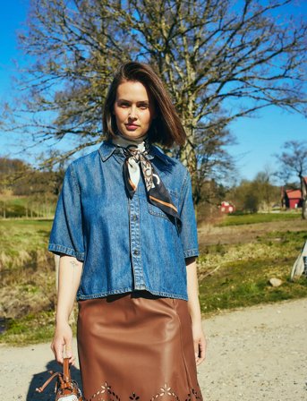 FREE/QUENT Shirt - Blue - XL