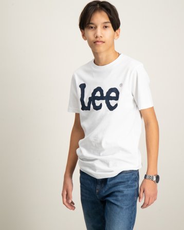 Lee Wobbly Graphic T-Shirt Valkoinen T-paidat Pojat - Kids Brand Store