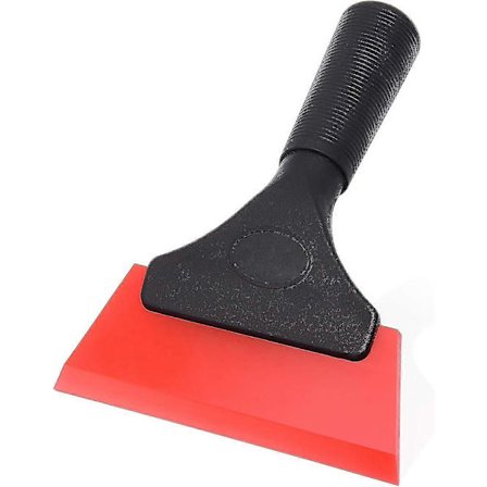 Liten gummiskrapa 5 tum fönsterskrapa röd, 1