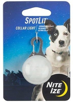 Nite Ize SpotLit Collar Light White - Kaulapanta