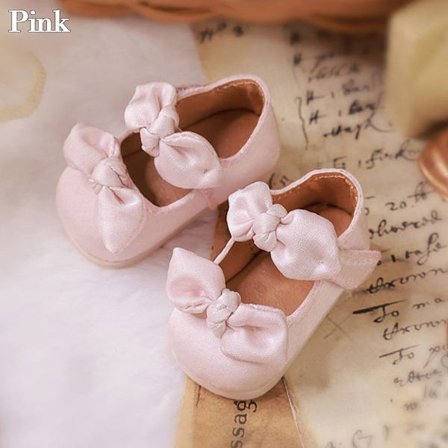 PU skinnsko 1/6 dukkestøvler ROSA