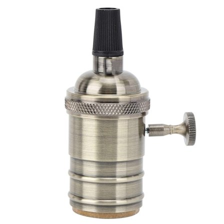 Retro E27 Lampesokkel med Afbryder Pendel Lampe Tilbehør