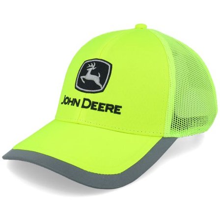 John Deere - Gul trucker Keps - Construction Neon Yellow Trucker @ Hatstore