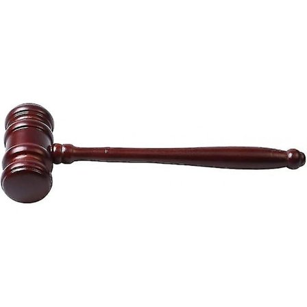 Tregavel og lydblokksett, tregavel og rund hammer lydblokk perfekt for dommer advokat auksjon