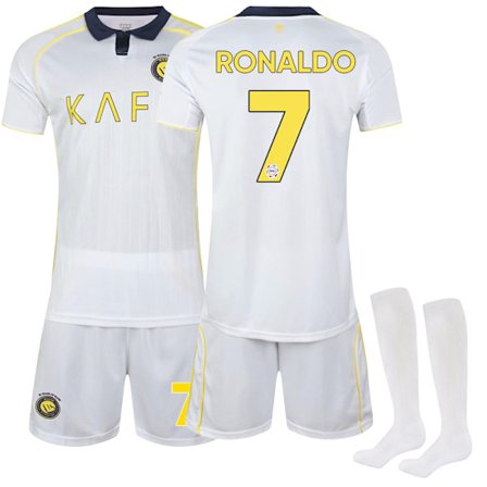 25-26 Al-Nassr FC Udebanetrøjer fodbolddragter til børn voksne Nr.7 Ronaldo