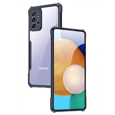 Iskunkestävä hybridikotelo Samsung Galaxy A52s 5G / Samsung Galaxy A52 5G / Samsung Galaxy A52 - Musta